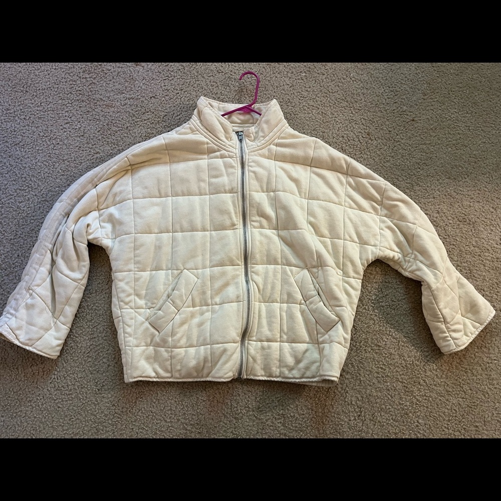 Free people domain quilted jacket